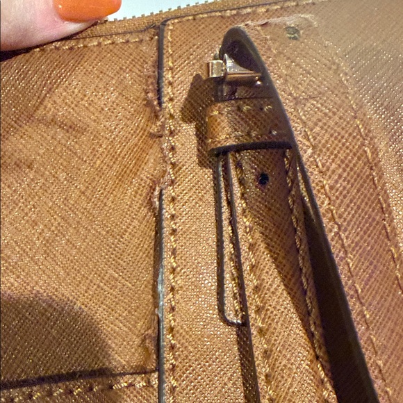 MICHAEL Michael Kors Brown Tote with Gold Accents - Picture 13 of 13